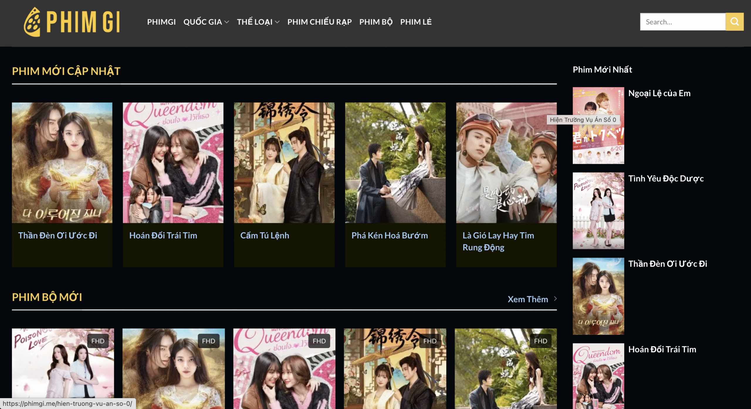 Kho phim Phimgi là kho giải trí khổng lồ